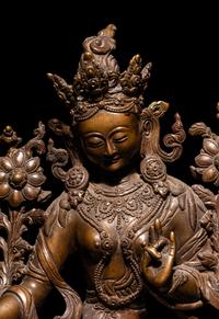 A Sino-Tibetan Copper Alloy Figure of Tara