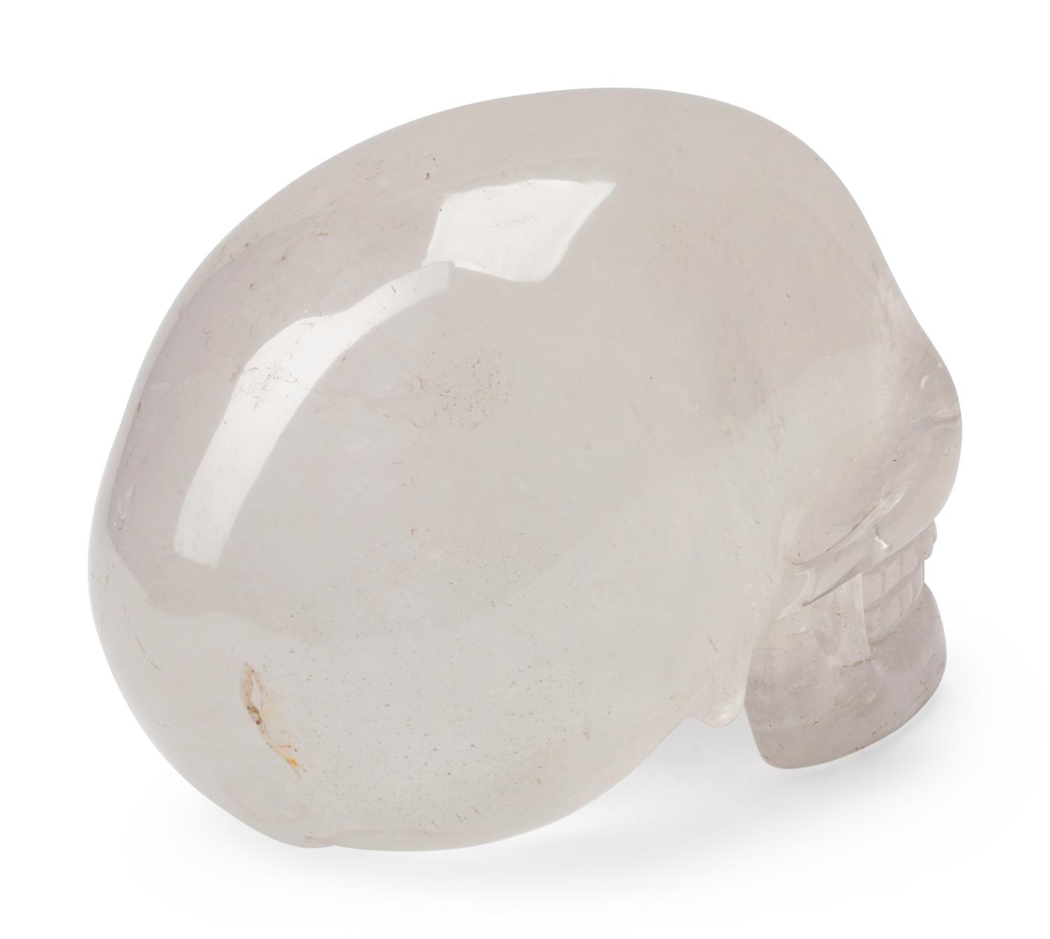 A Carved Rock Crystal Skull