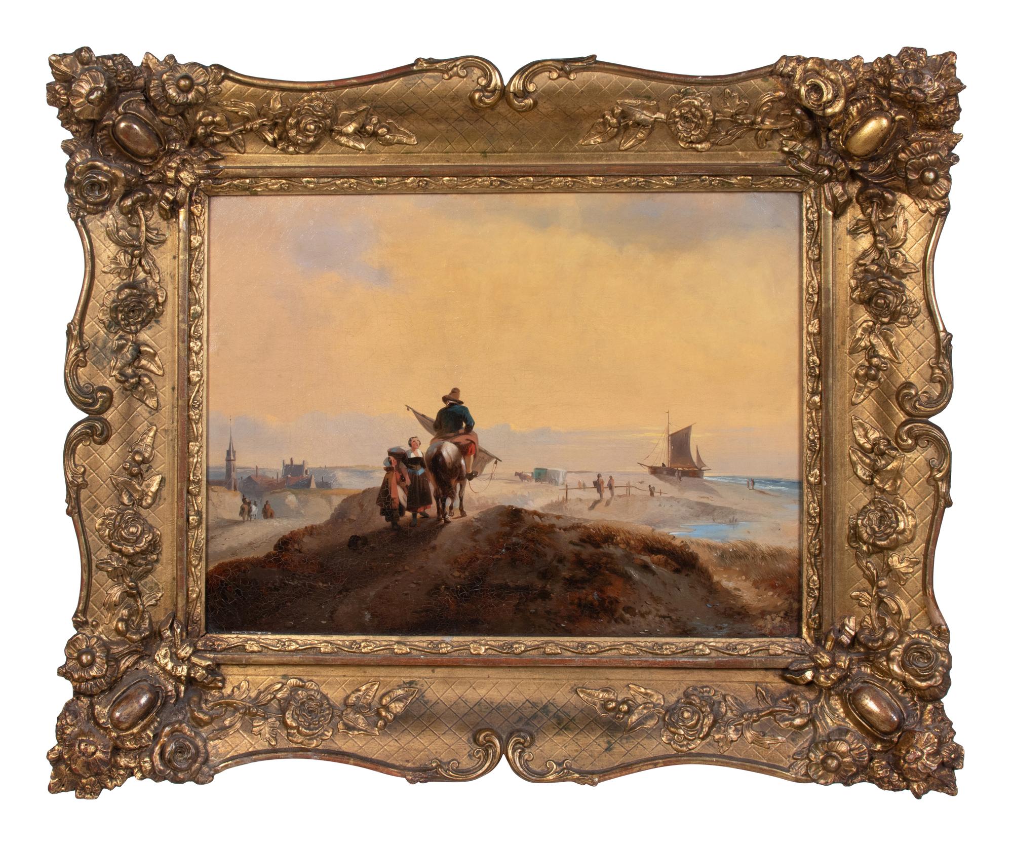 Continental School 19th Century Untitled (Sunrise) oil on canvas