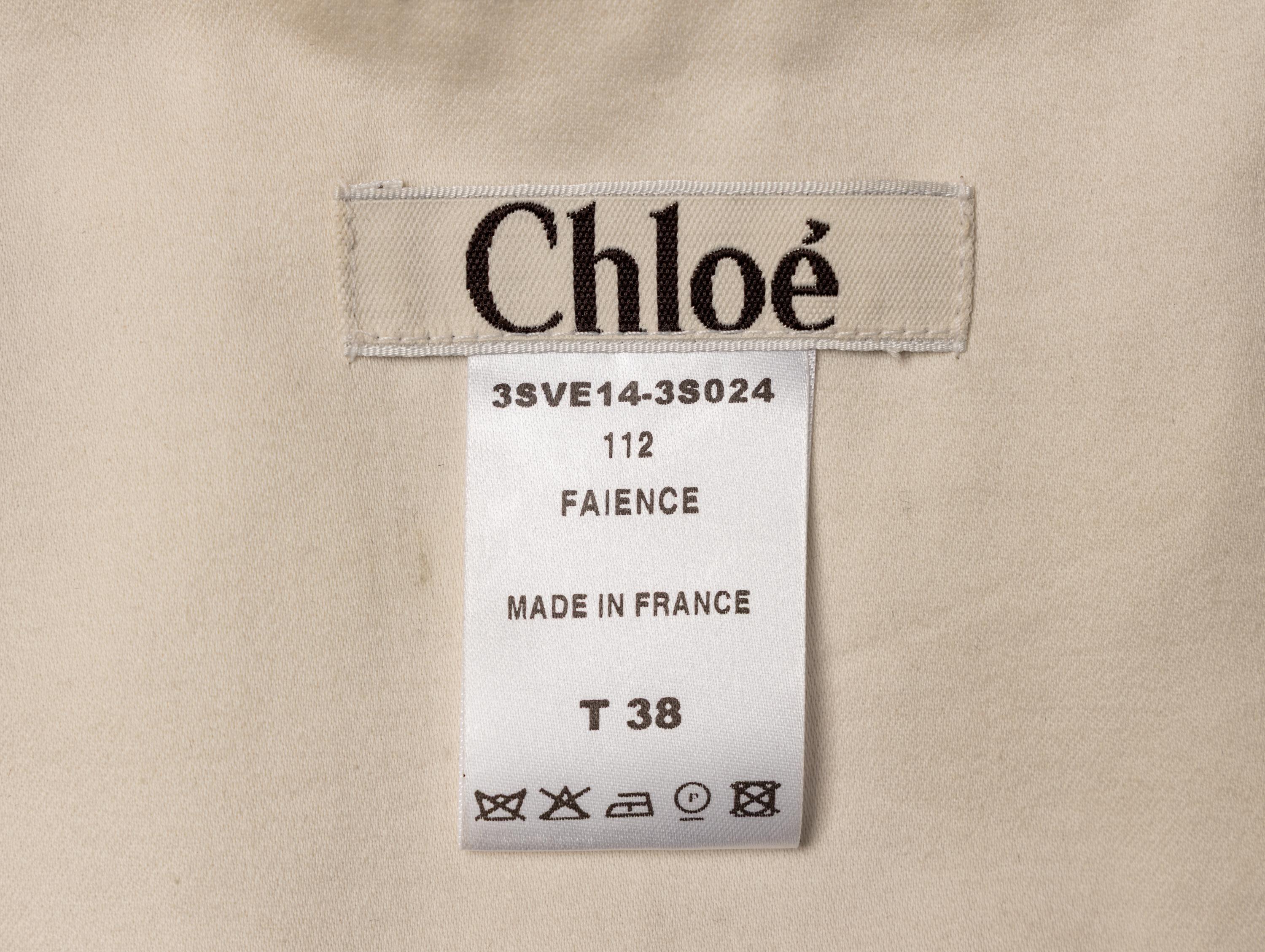 Chloé by Phoebe Philo, Embellished Peplum Jacket