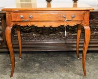 A French Provincial Style Table, Henredon Height 24 x width 29 3/4 x depth 17 3/4 inches. — SECOND HALF 20TH CENTURY