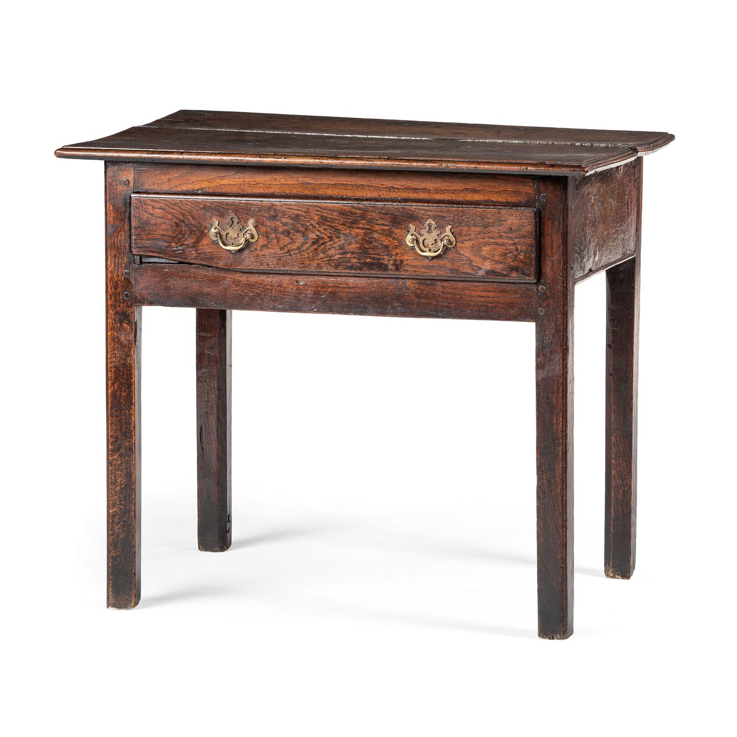 A George III Oak Side Table