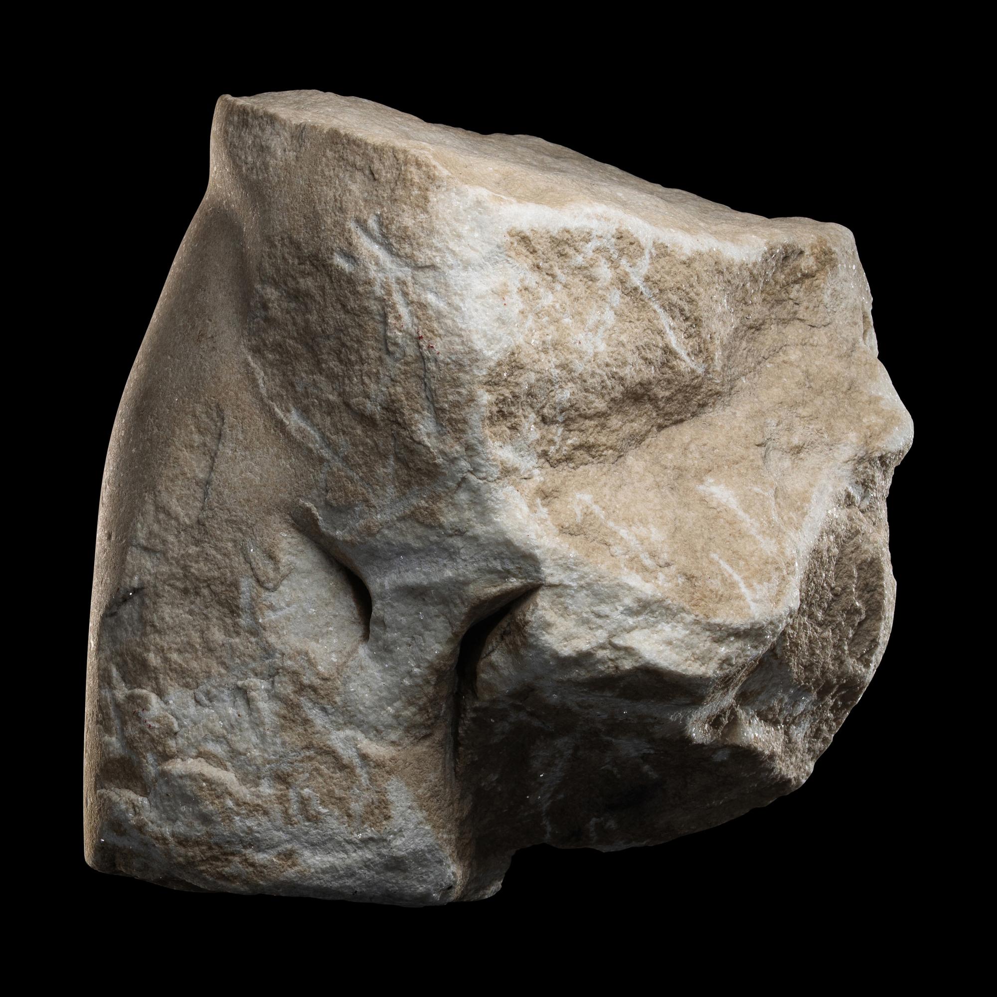 A Roman Marble Lower Torso Fragment
