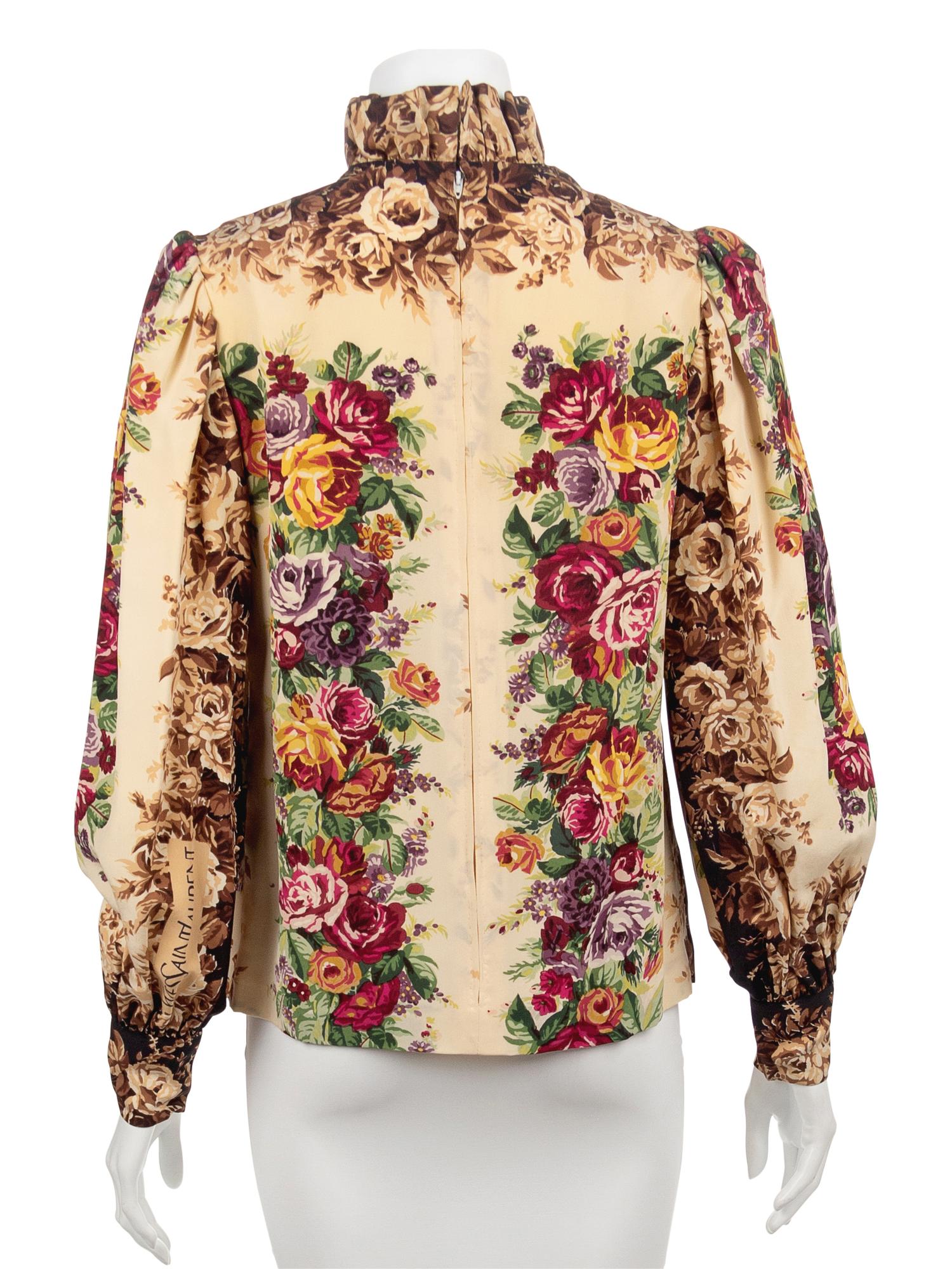 Four High Neck Blouses, Late 1960s-1980s