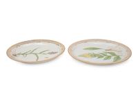 Two Royal Copenhagen Flora Danica Porcelain Serving Platters