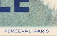 [TRAVEL]. BRENET, Albert, artist. Air France / Afrique Occidentale . Paris: Perceval, 1950.