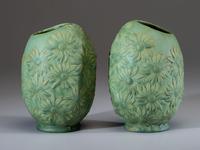 Pair of Daisy Vases