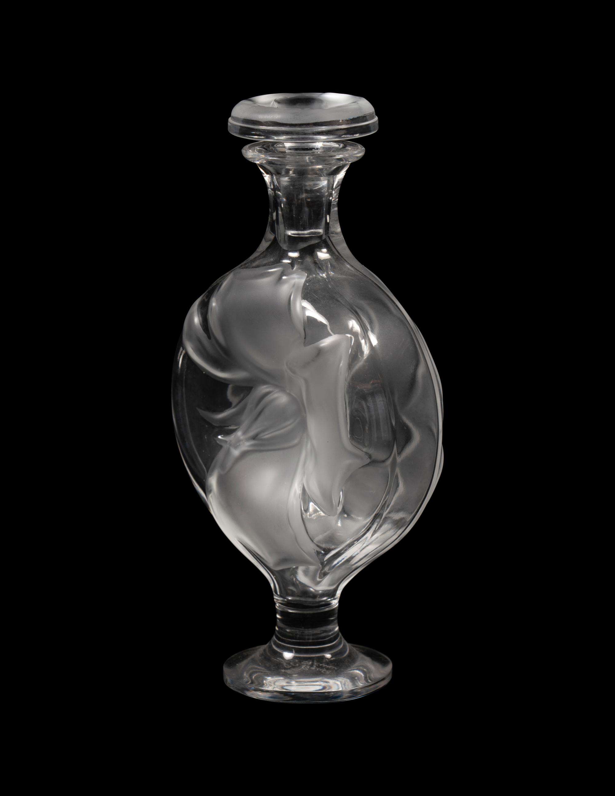A Group of Four Lalique Dresser Articles