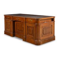 A William IV Style Walnut Desk