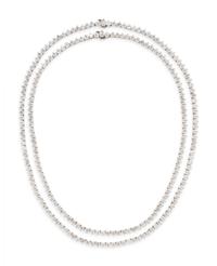 WHITE GOLD AND DIAMOND CONVERTIBLE NECKLACE