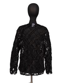 Chanel, Black Lace Cardigan Jacket