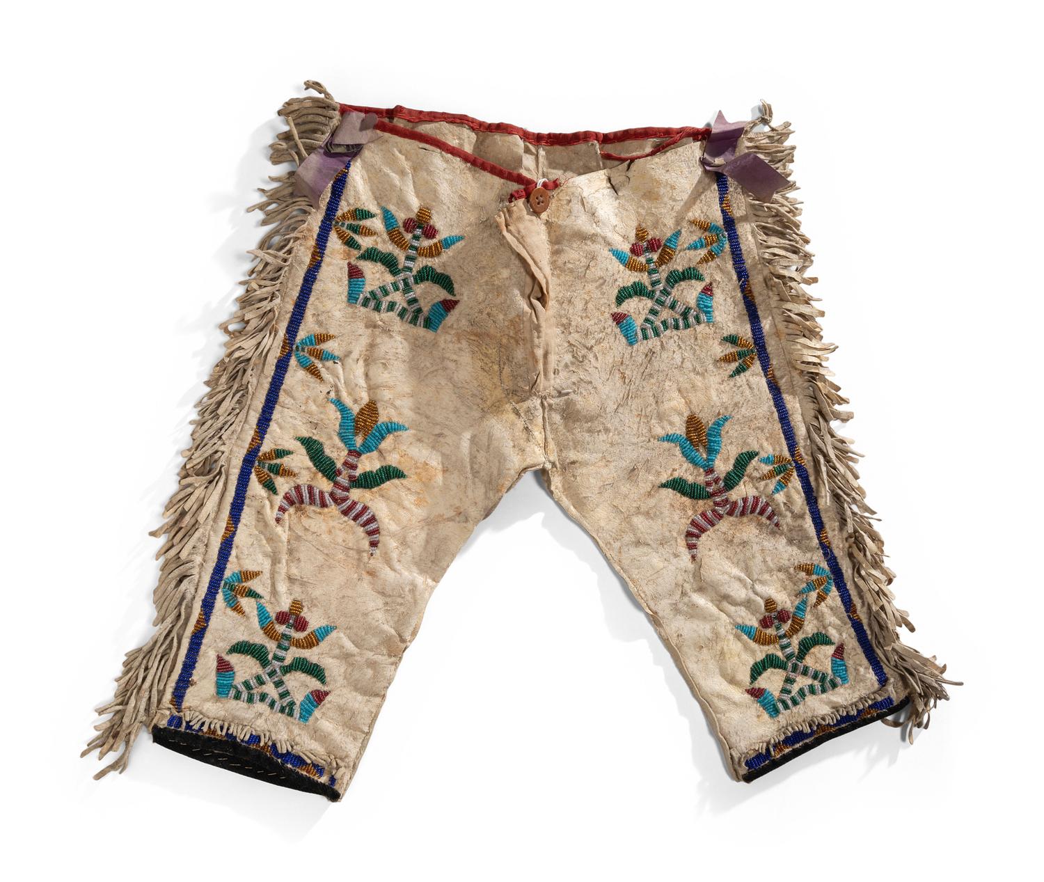 Santee Sioux Boy's Beaded Pants