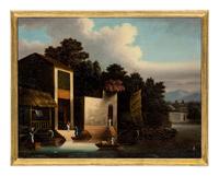 A Set of Four Chinese Export Landscapes