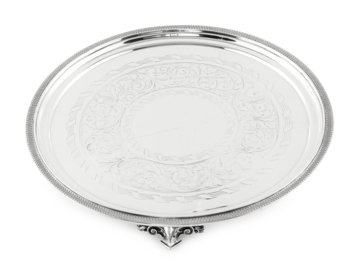 A Tiffany and Co. Silver Salver