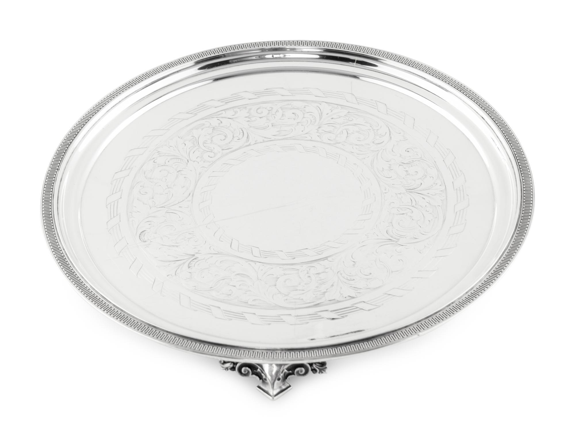 A Tiffany and Co. Silver Salver