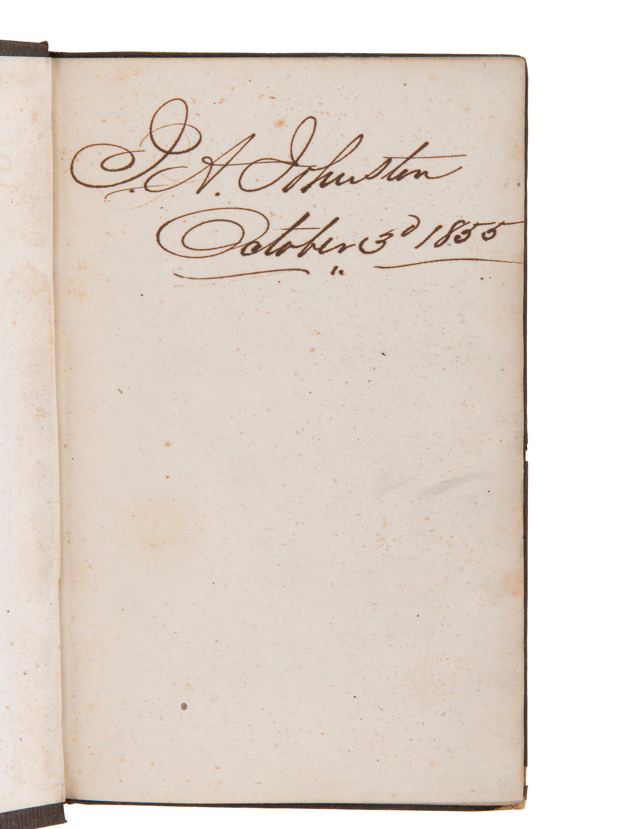 [JOHNSTON, John (1775-1861), his copies]. Early Indian Affairs and Ohio Valley sammelbands and books of Indian Agent John Johnston.