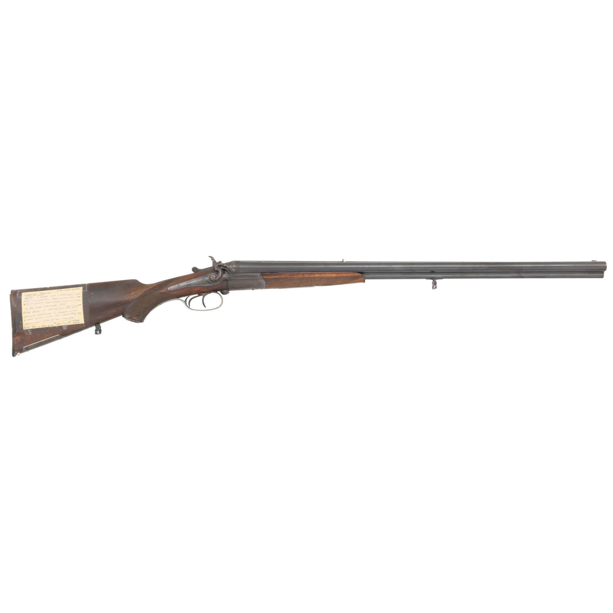 **E Beyer Celle Side Lever Drilling Rifle