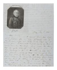 [TAYLOR, Zachary (1785-1850)]. "Genl Taylor never surrenders." Pictorial campaign lettersheet.