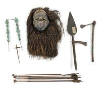 A Group of African Tools, Pole Arms and Other Metal Articles Length of longest 34 1/2 inches. — 19TH/20TH CENTURY