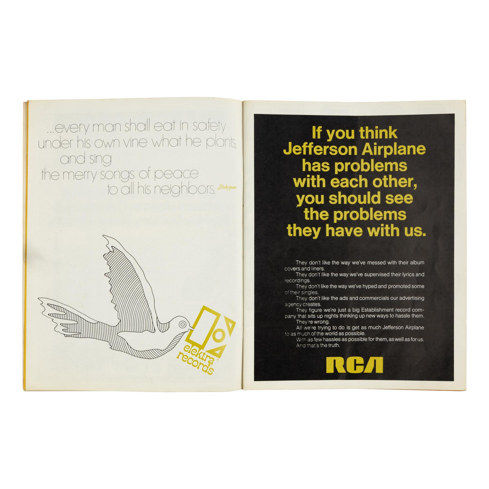 [Counter-culture] [Woodstock] Original program for the 1969 Woodstock Music & Art Fair