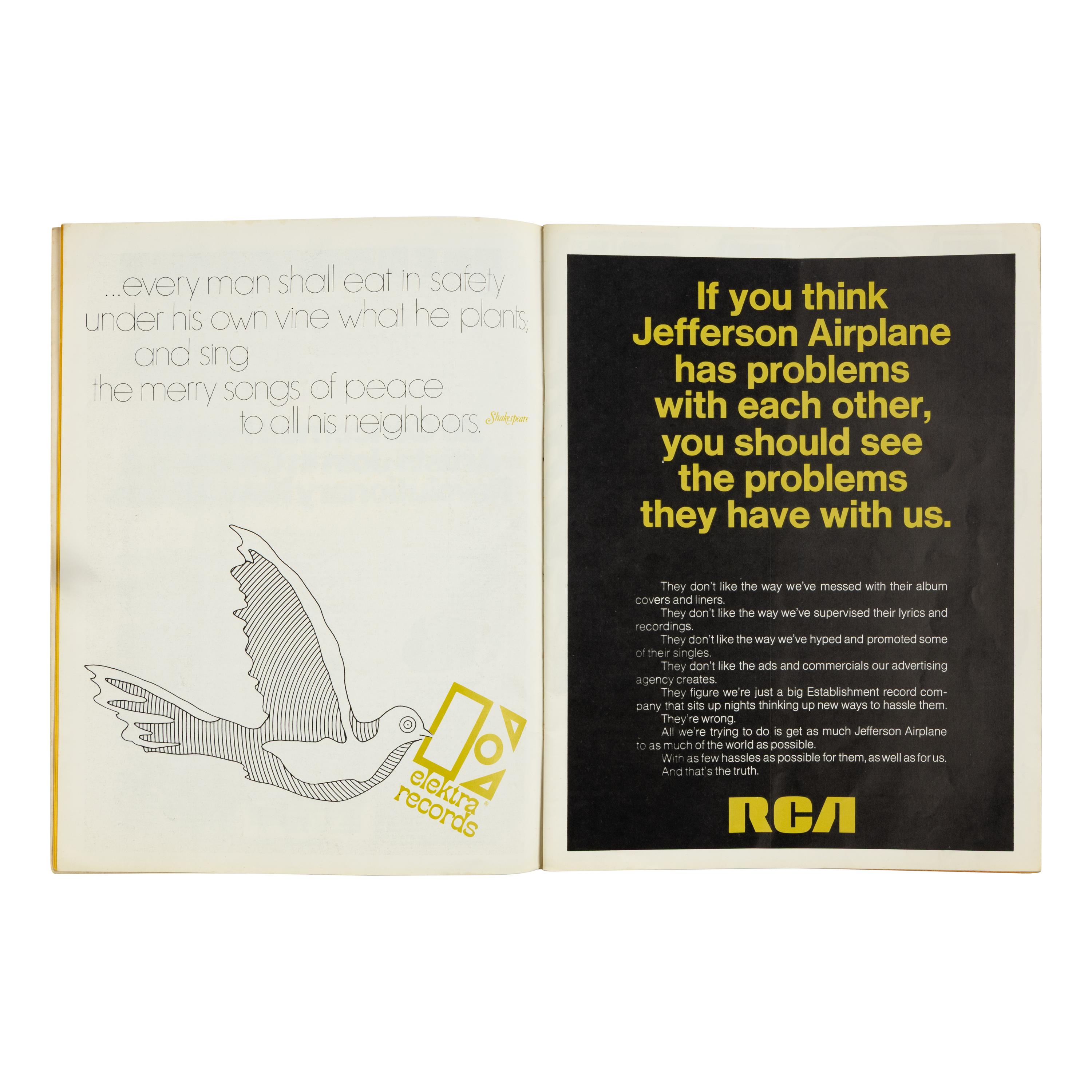 [Counter-culture] [Woodstock] Original program for the 1969 Woodstock Music & Art Fair