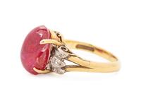 RUBY AND DIAMOND RING