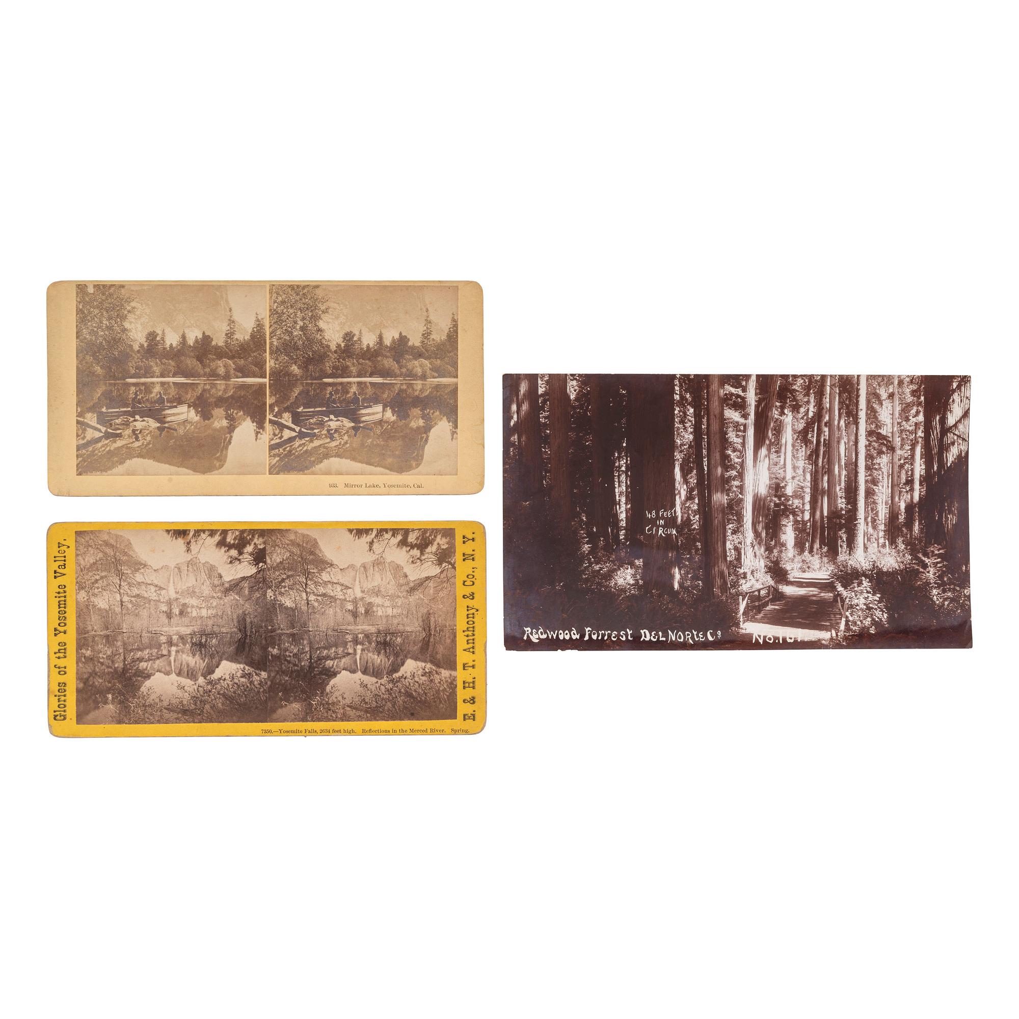 [CALIFORNIA]. A ca 1895-1900 album with images of California missions and tourist destinations, as well as images of central and northern California, comprising: