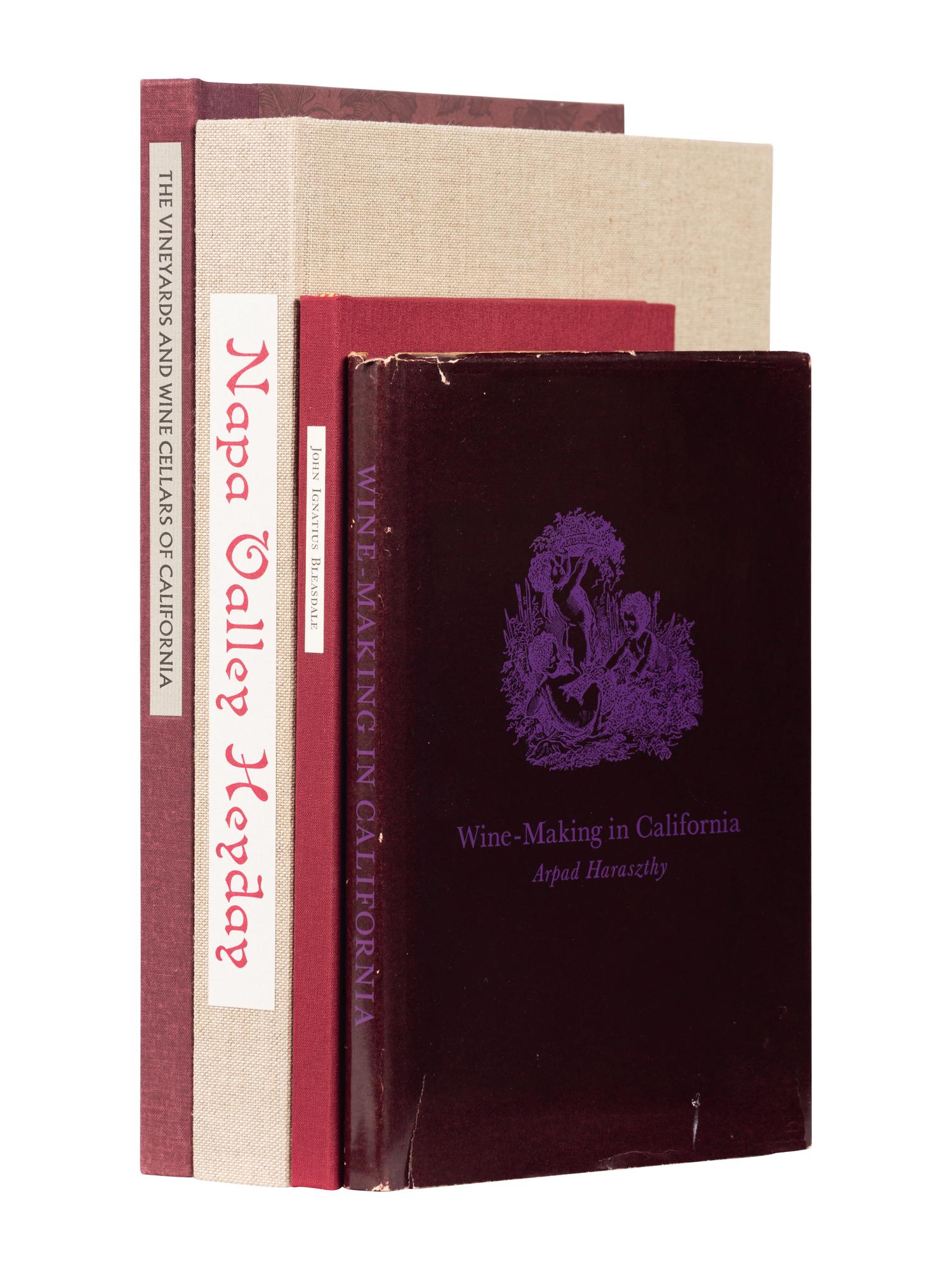 [BOOK CLUB OF CALIFORNIA - WINE]. A group of 4 works from the Book Club of California concerning wine: comprising: