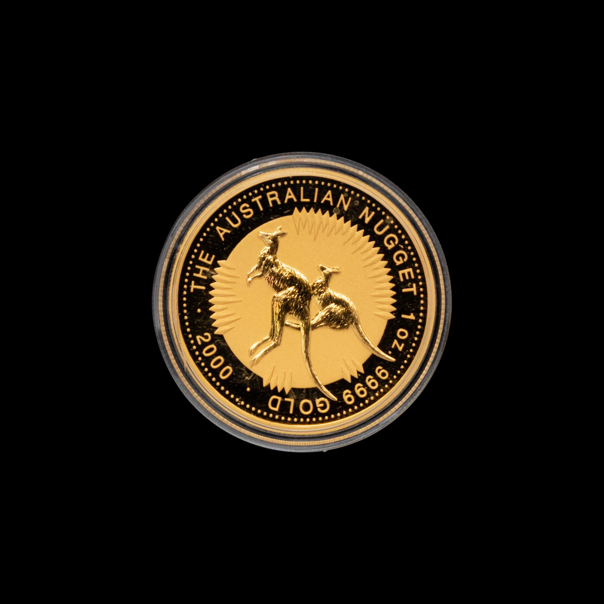[AUSTRALIA] A 2000 Australian Nugget: Kangaroo $100 Gold Proof Coin