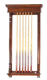 A Brunswick Mahogany Pool Table Height 32 x width 112 x depth 60 inches. — BRUNSWICK BALKE CALLANDER