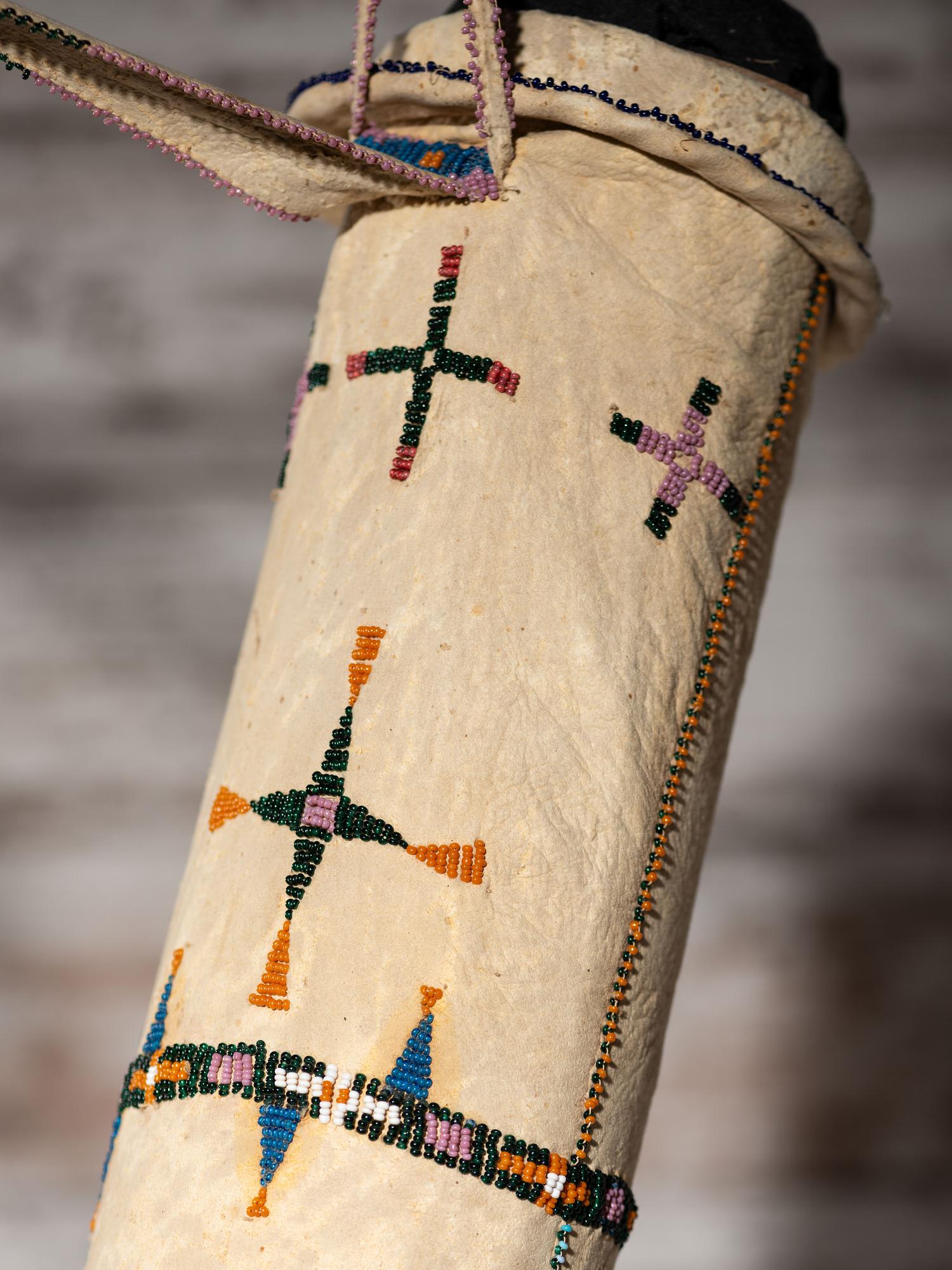 Apache Beaded Hide Golf Bag