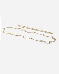 Set of Two 14K Yellow Gold Chains
