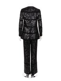 Givenchy Haute Couture Sequined Pantsuit, c. 1975