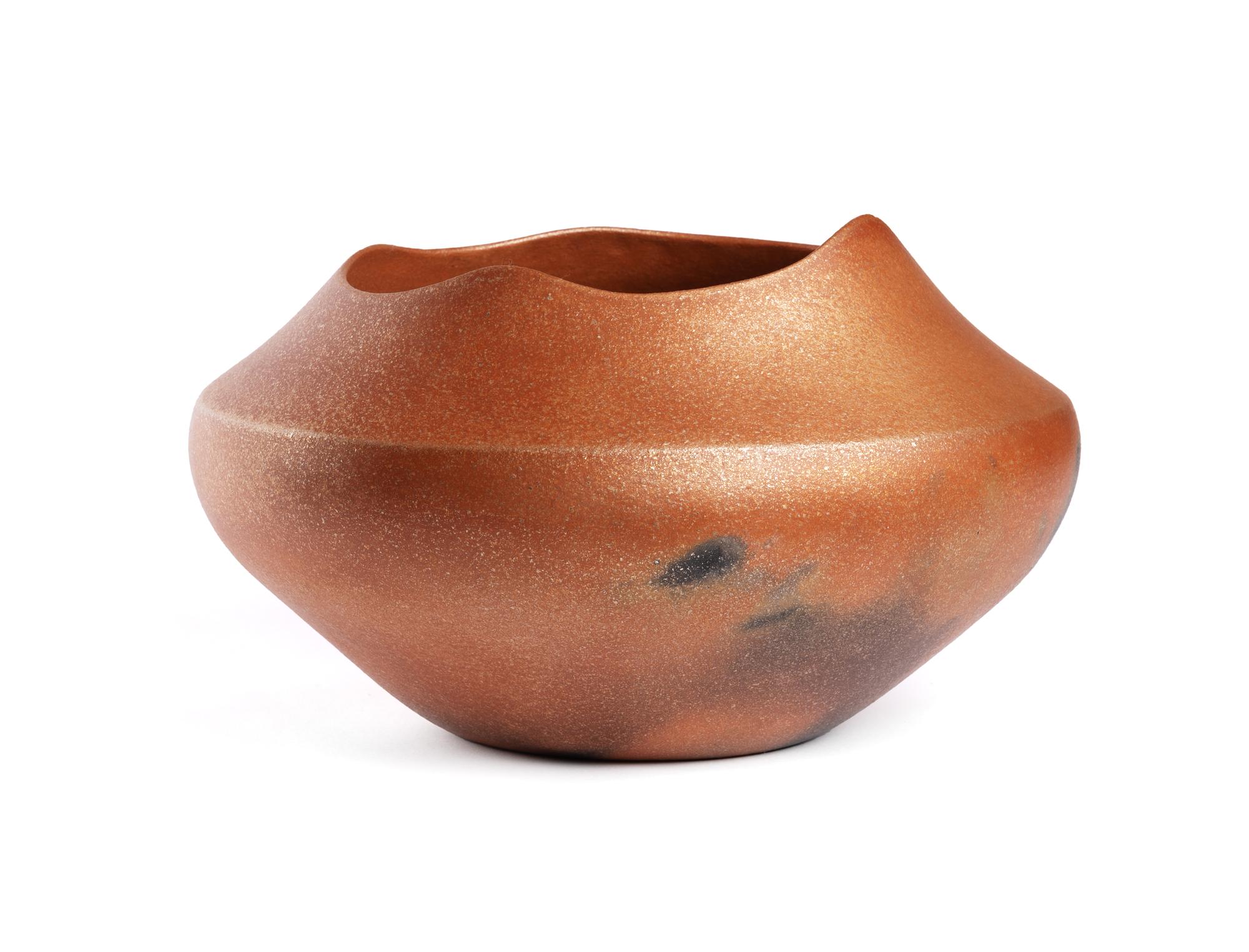 Large Micaceous Pottery Bowl