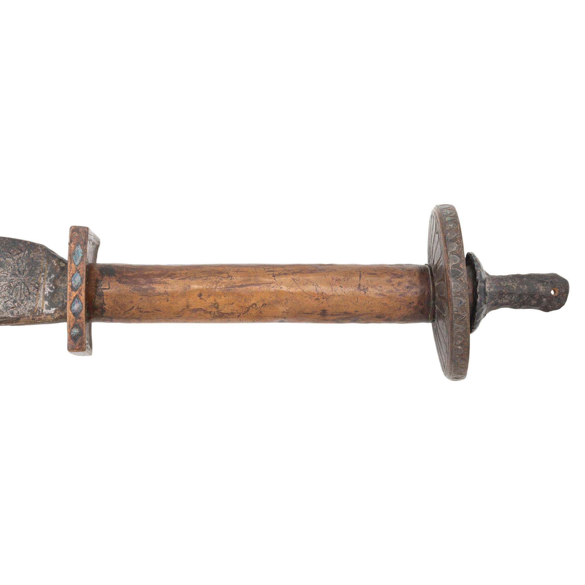 19th Century Nepalese or Bangali Ram Dao Sacrificial Sword