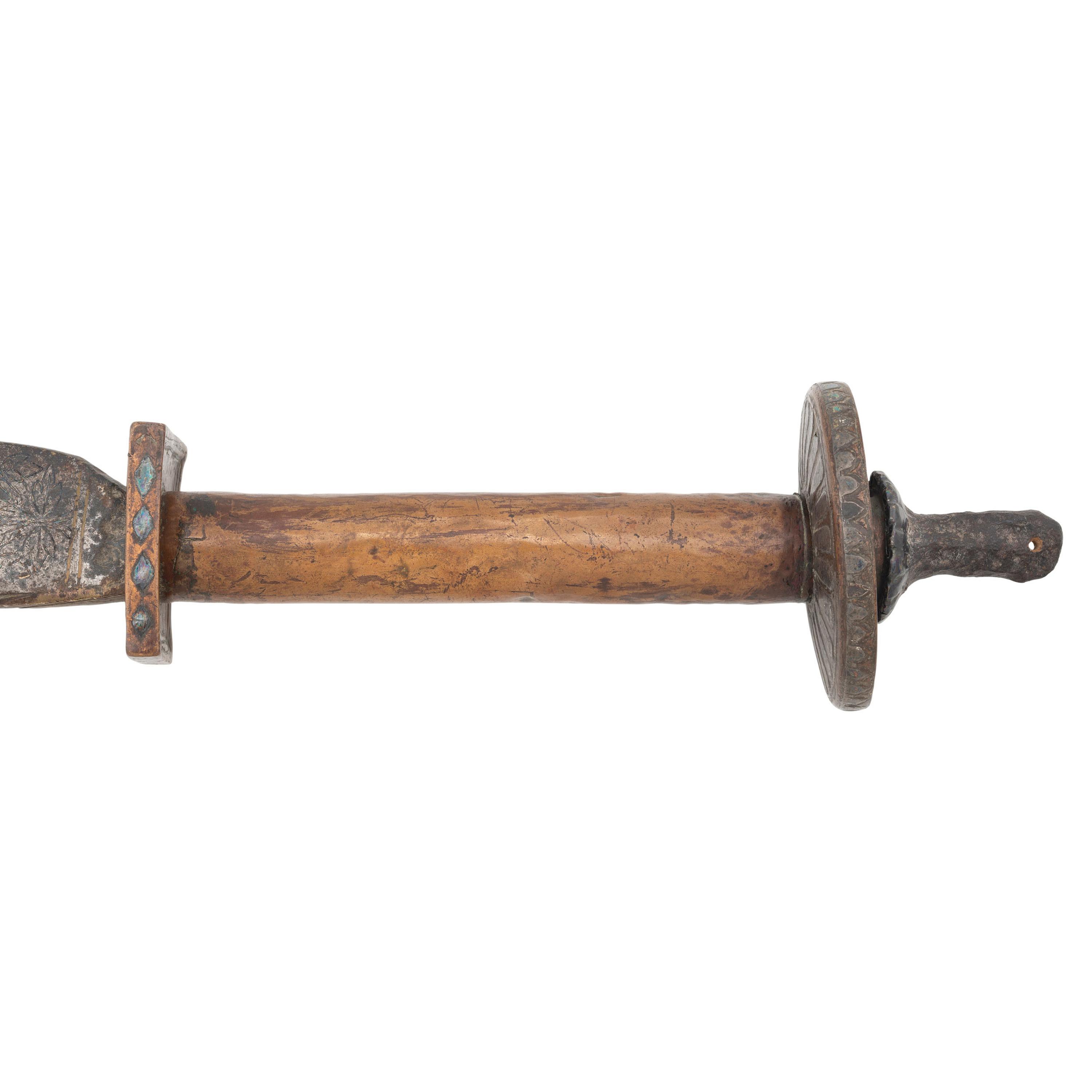 19th Century Nepalese or Bangali Ram Dao Sacrificial Sword