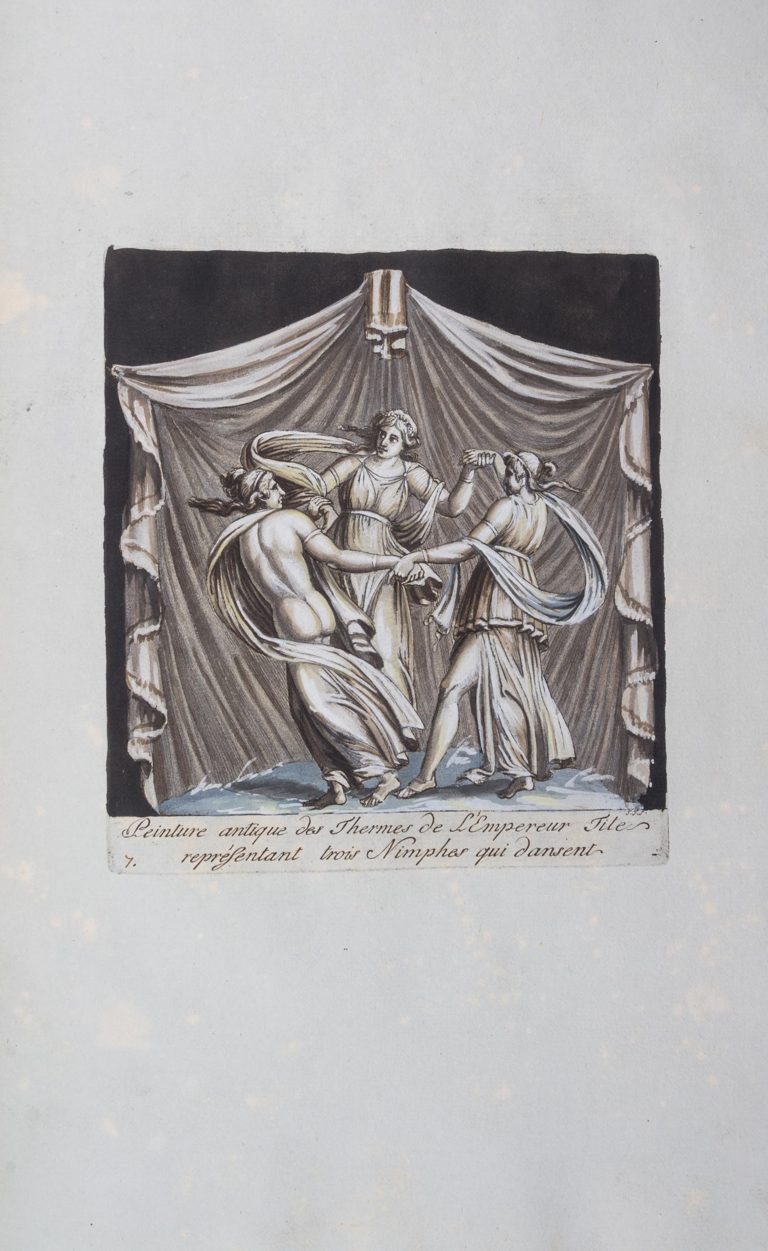 COLLECTION DE PEINTURES ANTIQUES. Rome, 1781. Folio
