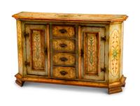 A Venetian Baroque Style Polychromed Credenza — 19TH CENTURY