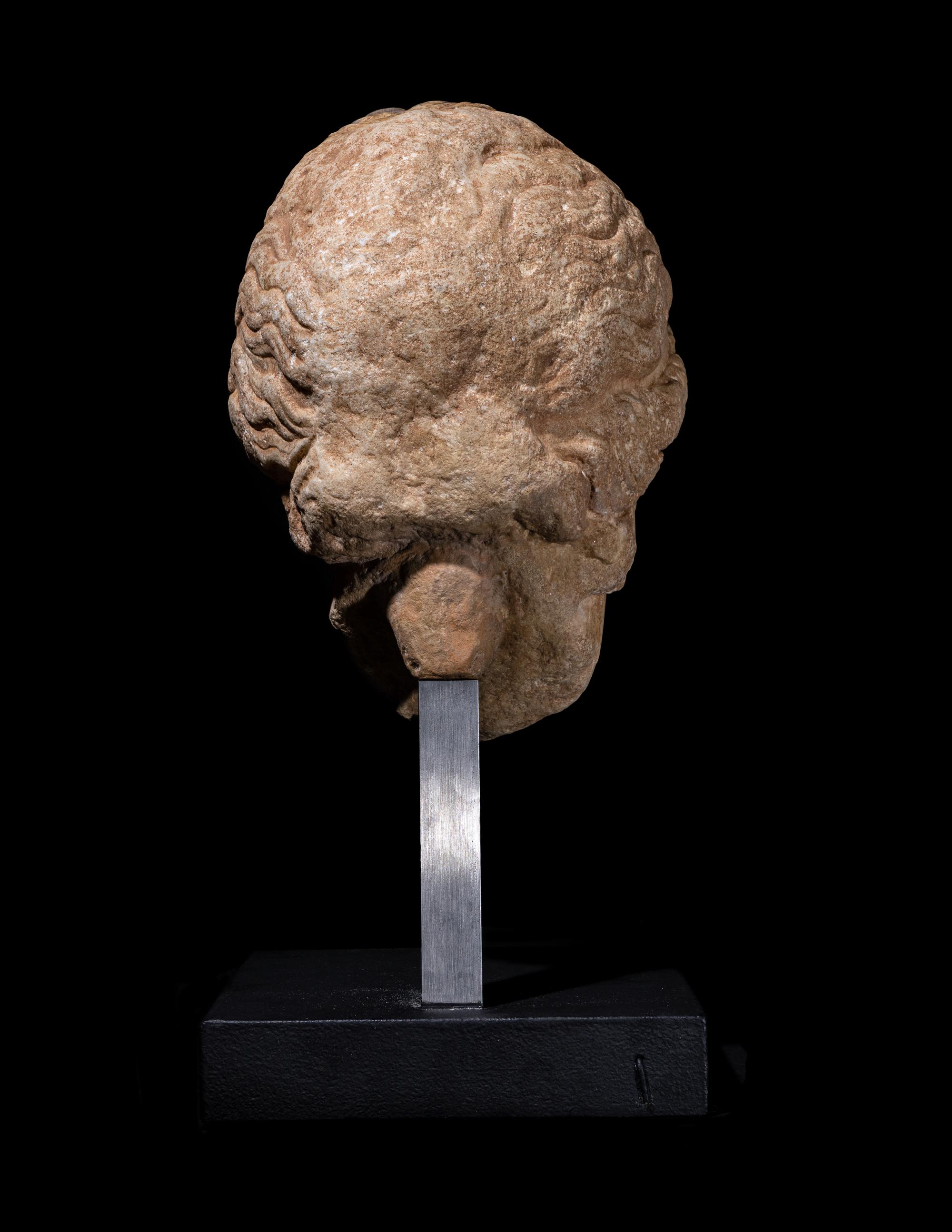 A Roman Marble Head of Venus (Capitoline Type)