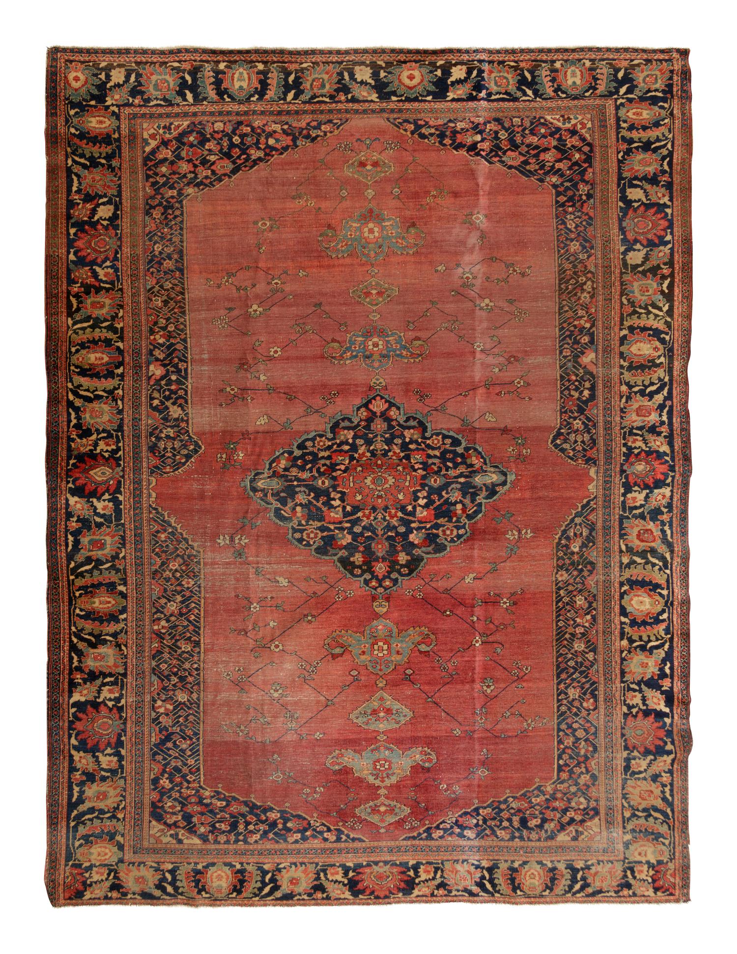 A Feraghan Sarouk Wool Rug