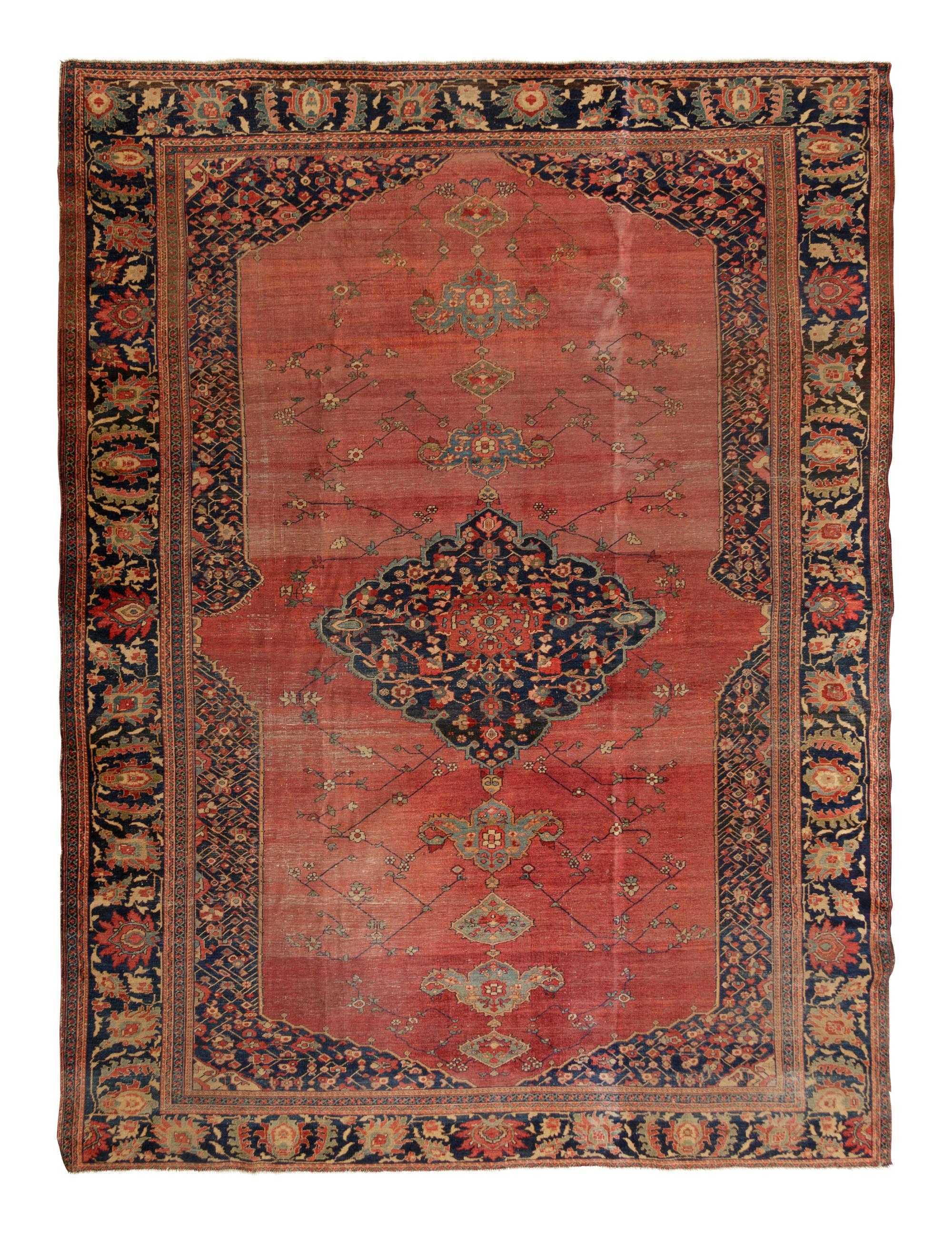 A Feraghan Sarouk Wool Rug