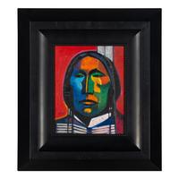 John Nieto (American, 1936-2018) — Plains Warrior , 1996