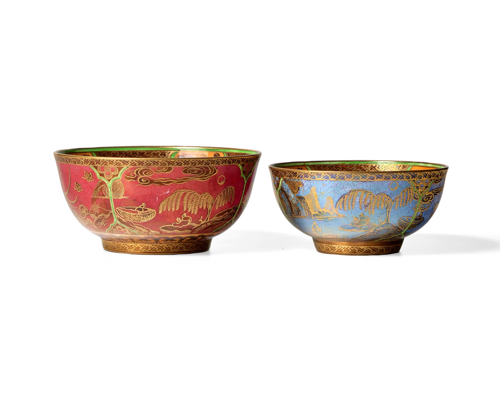 Two Wedgwood 'Daventry' Lustre Imperial Bowls