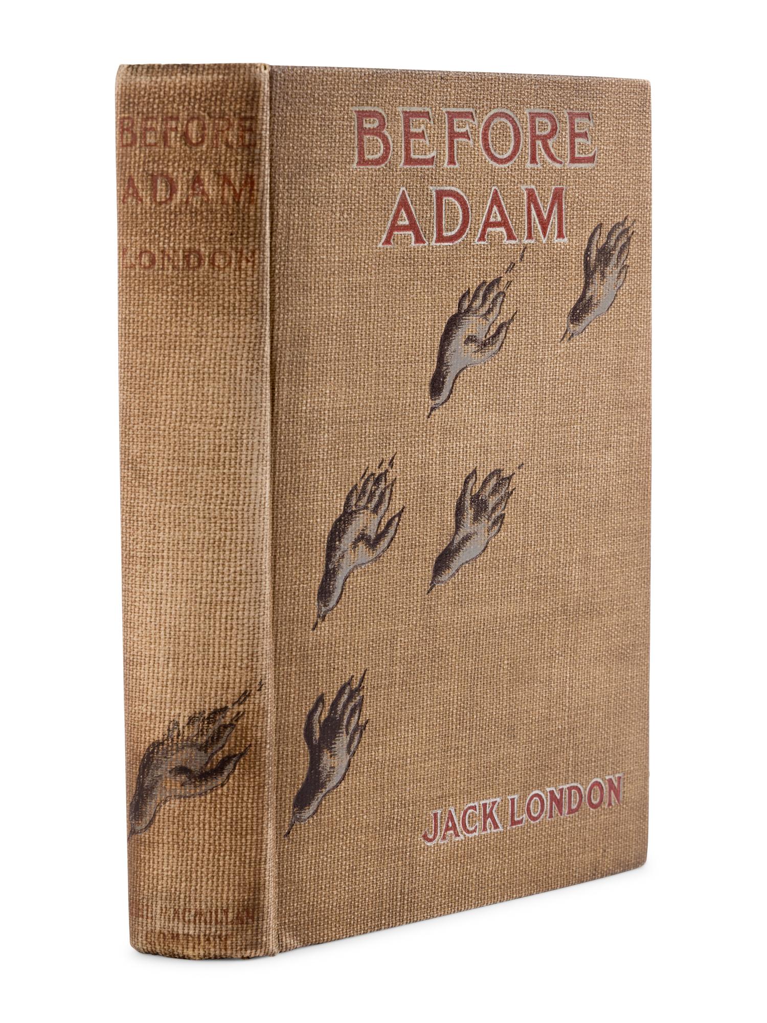 LONDON, Jack (1876-1916). Before Adam . New York: The Macmillan Company, 1907.