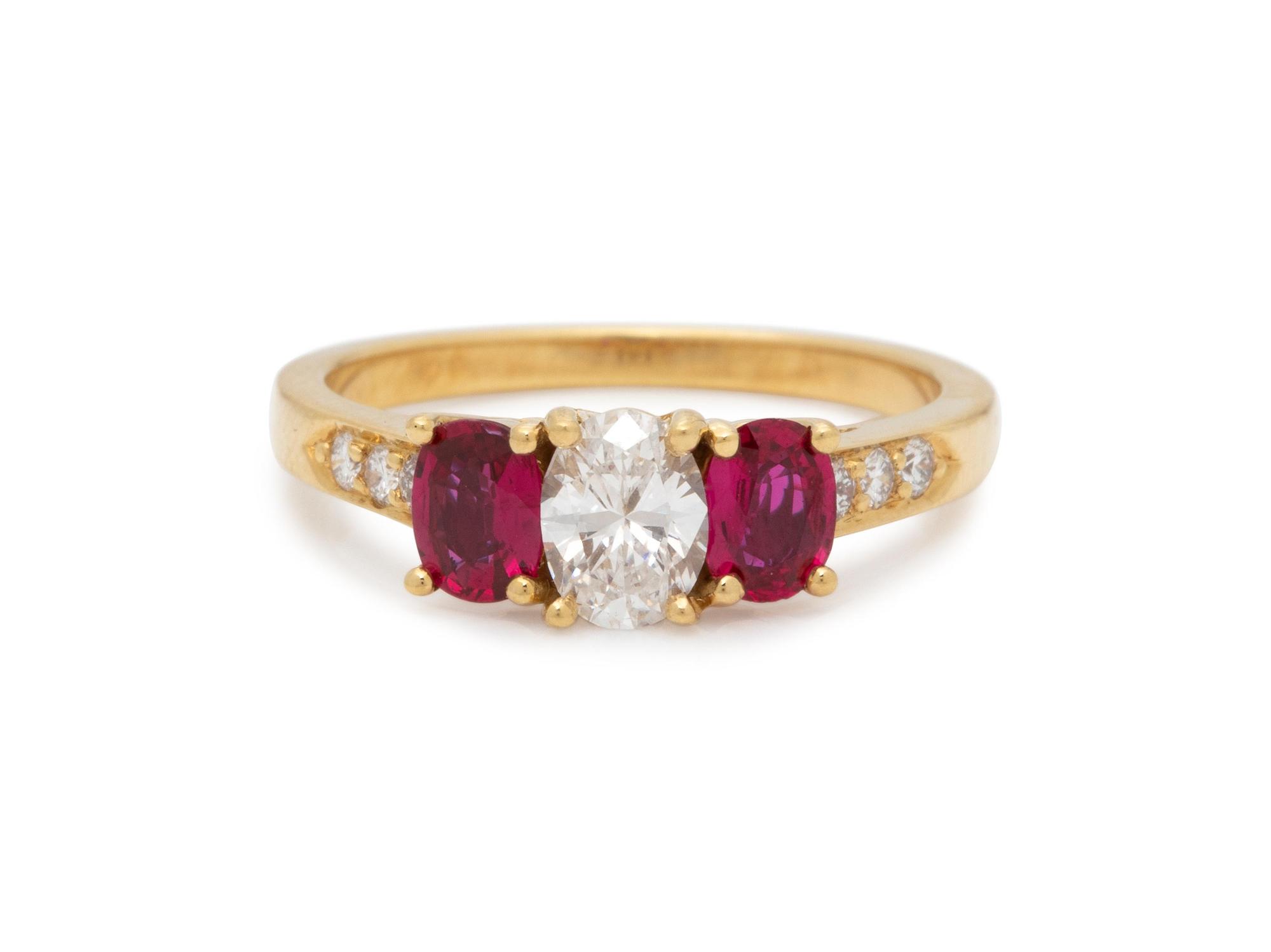 DIAMOND AND RUBY RING