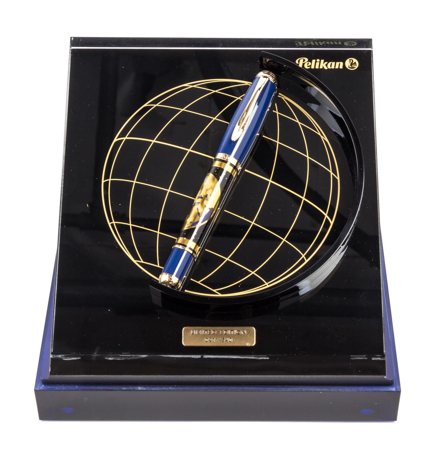 A Pelikan Blue Planet Limited Edition Fountain Pen
