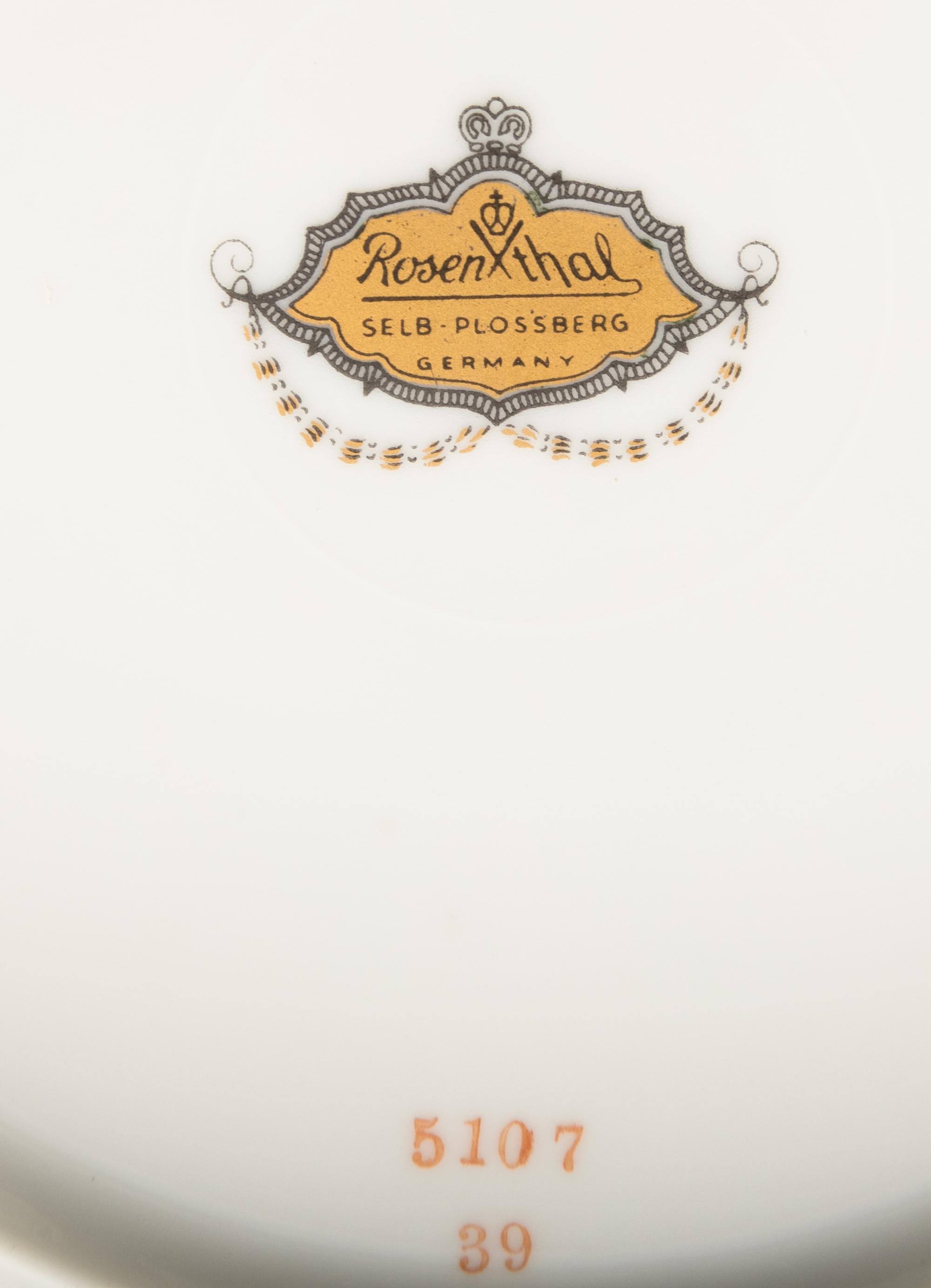 A Rosenthal Porcelain Dinner Service