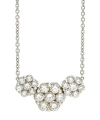A White Gold and Diamond Pendant Necklace, 4.00 dwts.