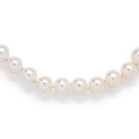 ELIZABETH LOCKE, YELLOW GOLD AND CULTURED PEARL SET