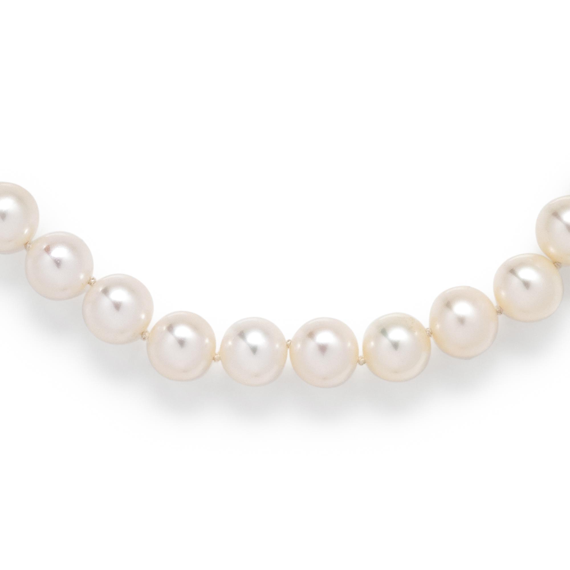 ELIZABETH LOCKE, YELLOW GOLD AND CULTURED PEARL SET